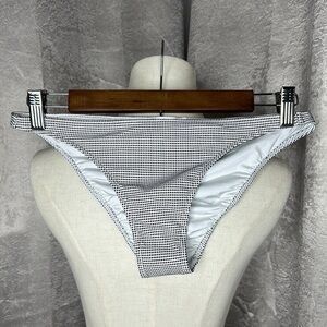 NWOT Revolve Onia Geometric Print Bikini Bottom Swim Black & White M
